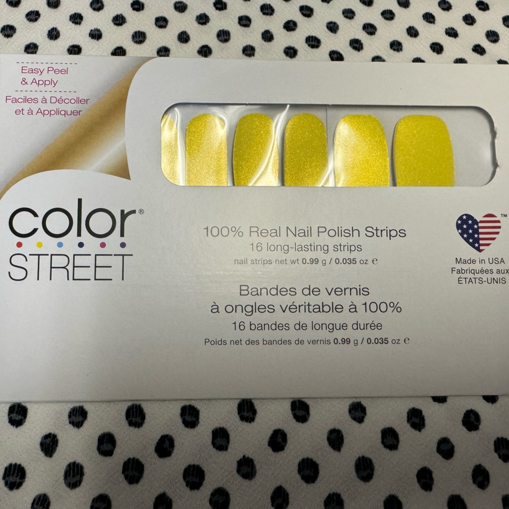 Color Street Lemon Beat Drop (retired)